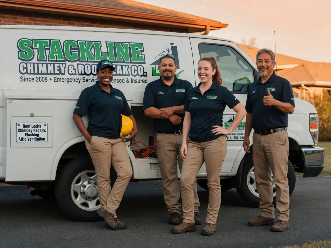 Chimney flashing repair company in Rose Creek, MN